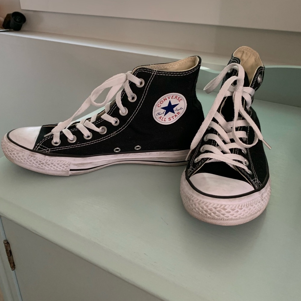 Black High Top Converse